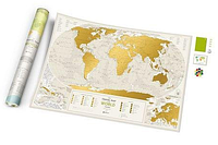 Скретч карта світу "Travel Map Geography World" 88х60см в тубусі/Dream&Do/
