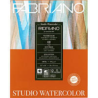 19123003 Альбом для акварели Studio 28х35,6 см 300 г/м.кв. 12 листов Fabriano Италия