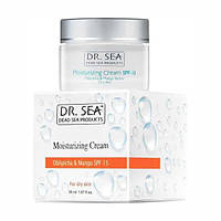 Увлажняющий крем Dr. Sea Moisturizing Cream with Sea-Buckthorn Oil and Mango Extract SPF 15 50 мл.