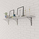 Консоль декоративна Loft GIFF VALV L=180х180 чорний, фото 2