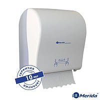 Механический держатель для бумажных полотенец в рулонах Merida Solid Cut Maxi пластик CJB302