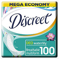 Ежедневные гигиенические прокладки Discreet Deo Water Lily (100 штук)