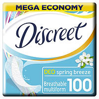 Ежедневные гигиенические прокладки Discreet Deo Spring Breeze (100 штук)