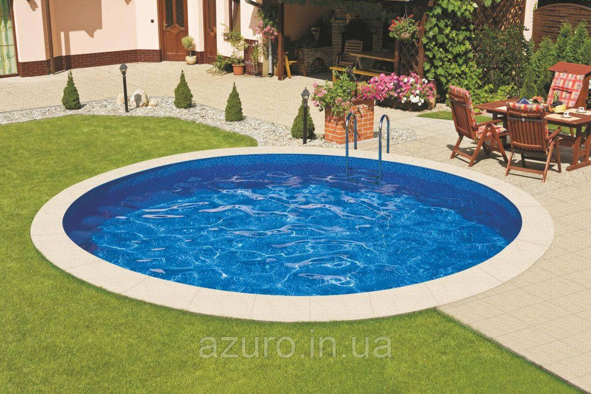 Басейн збірний круглий каркасний IBIZA (Ібіца) 4.0 х 1.5 м стаціонарний