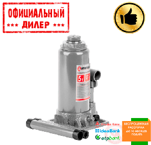 Домкрат "стовпчик" одноштоковый 5 т INTERTOOL GT0053 Домкрат для авто, фото 2