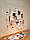 Настінний органайзер-сітка для декору Wuw Мудборд 100х70 см Білий, фото 2