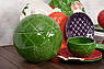 Супниця з кераміки в зеленому кольорі "Новорічне диво" Bordallo, фото 4