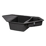 Гранітна кухонна мийка Lidz (BLM-14) 1000x500/225 чорна 10050, фото 4