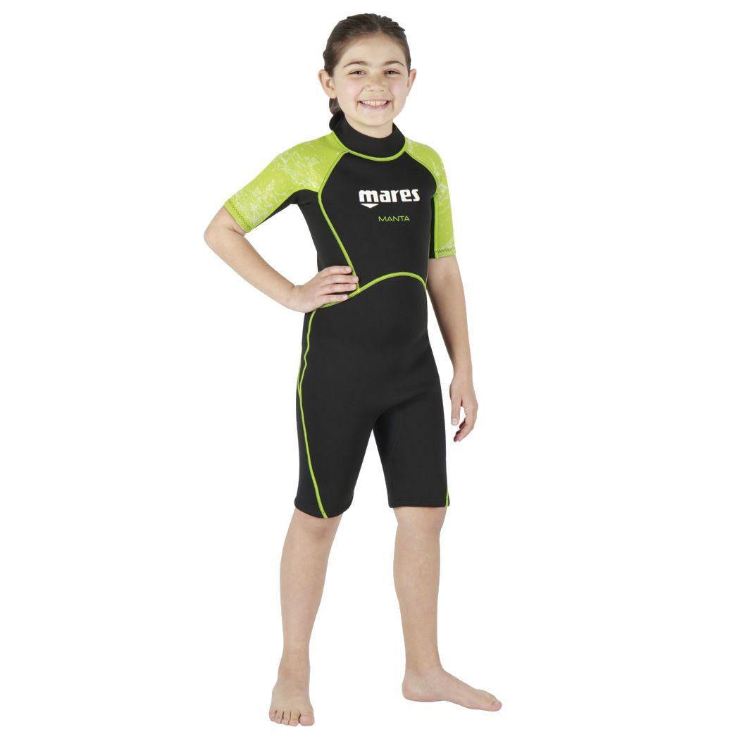 Гідрокостюм для снорклінгу дитячий Mares Manta Jr Shorty 2,2 mm V2