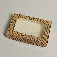 Коробка для пряників із віконцем 15*20 см Тигр