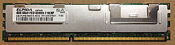 4GB DDR3 1066MHz Elpida 8500R 4Rx8 PC3 REG ECC RAM Серверна оперативна пам'ять