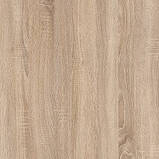 Стіл Турин квадратний 800х800 мм ніжки металеві чорні зі стільницею дсп, фото 2