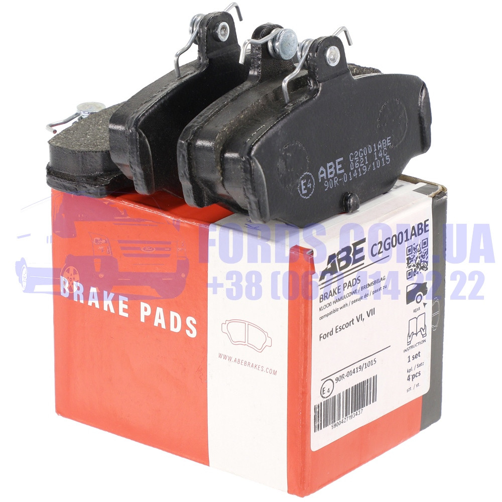 Колодки гальмівні задні FORD SIERRA/SCORPIO/GRANADA 1985-1994 ABE