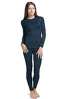 Комплект женского термобелья Kifa Wool Comfort, темно синий XL