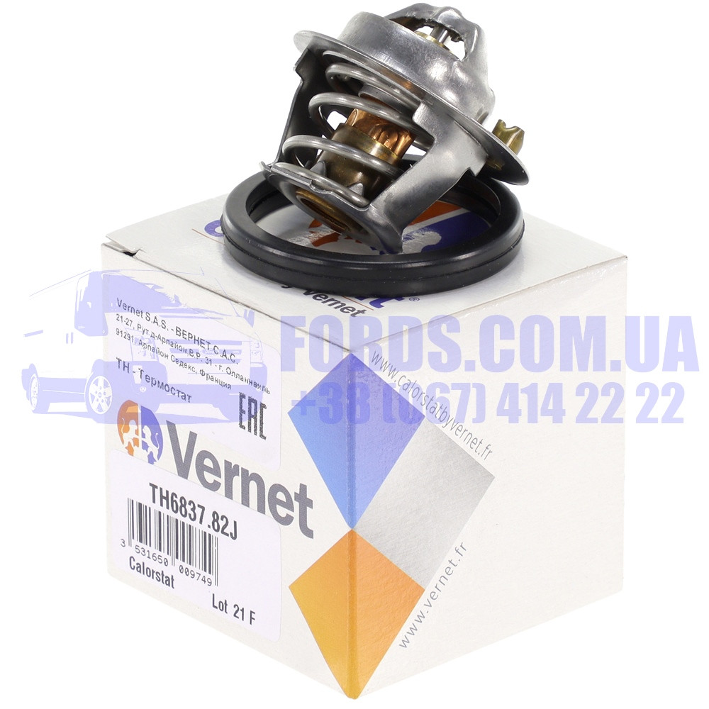 Термостат FORD FIESTA/FOCUS/MONDEO 2003- (82C 1.25/1.4/1.6) (1712228/4M5G8575ZB/TH683782J) VERNET