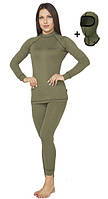 Термокостюм женский военный повседневный для ВСУ тёплый Rough Radical Hunter с балаклавой, хаки XXL