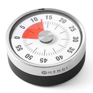 Таймер кухонний – аналоговий Hendi Ø80 мм 582015