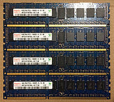 16GB 4*4GB DDR3L 1333MHz Hynix 10600R PC3L REG ECC RAM Серверна оперативна пам'ять