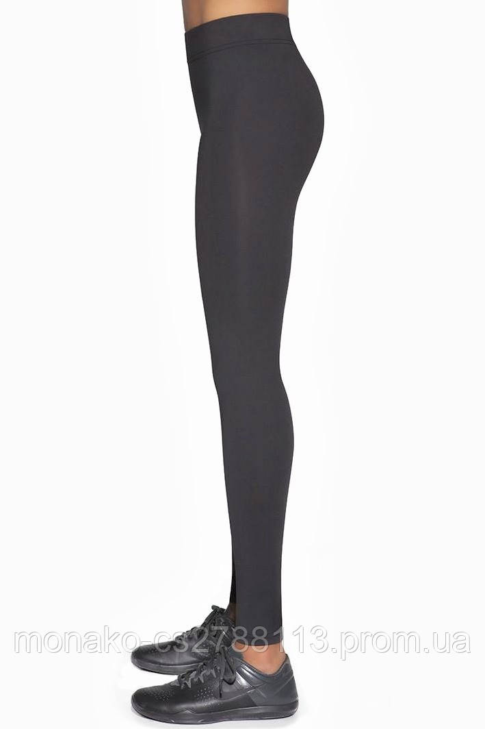Компрессионные женские спортивные лосины Bas Black Riley, черные, высокая талия, с антицеллюлитным эффектом, - фото 2 - id-p1503577140