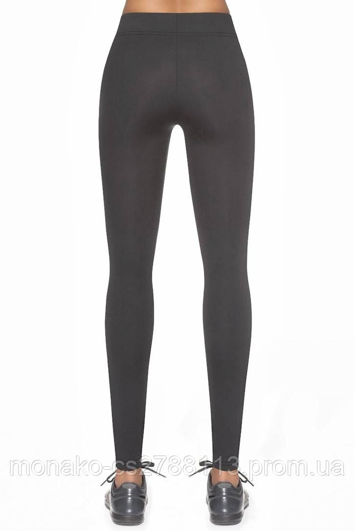 Компрессионные женские спортивные лосины Bas Black Riley, черные, высокая талия, с антицеллюлитным эффектом, - фото 3 - id-p1503577140