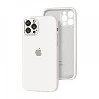 Чехол Silicone Full case Camera Protective для IPhone 13 Pro White (22) белый