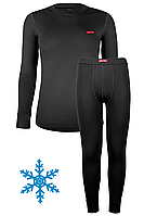 Термокостюм детский для мальчика Кифа (Kifa) VORTEX Active Comfort КДМ-2234, черный, тёплый 34 (122-128)