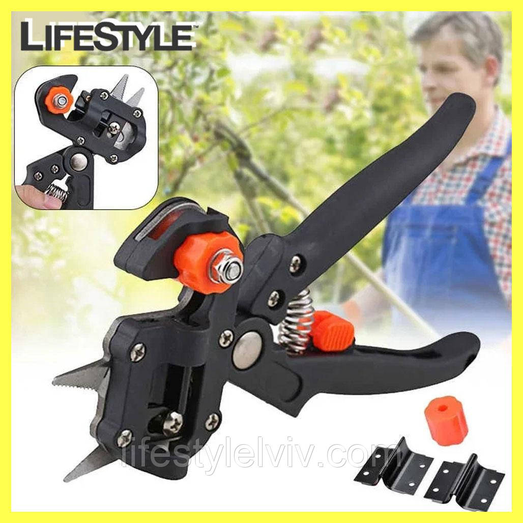 Професійний прищепний секатор для гілок 3-10 мм, фото 1