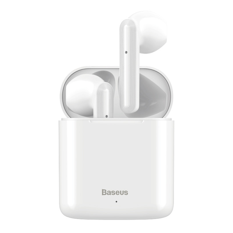 Безпровідні навушники в кейсі з мікрофоном BASEUS Encok True Wireless Earphones W09 Білий