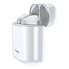 Безпровідні навушники в кейсі з мікрофоном BASEUS Encok True Wireless Earphones W09 Білий, фото 4