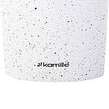 Підставка для ножів Kamille білий 22 см KM-7606BL, фото 9