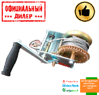 Лебедка рычажная барабанная стальной трос 900 кг INTERTOOL GT1455