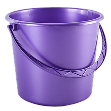 Відро харчове мірне кругле без кришки 5 л (фіолетовий перламутр)
