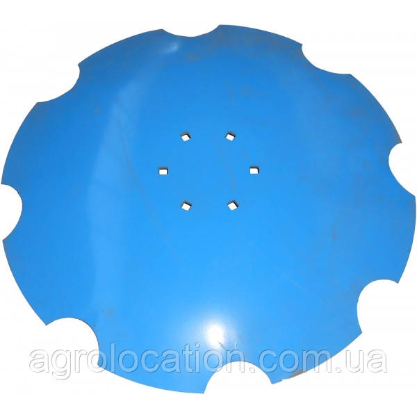 Диск борони напівсферичний D620x6 (6 отв.) (ромашка) Rubin, фото 1