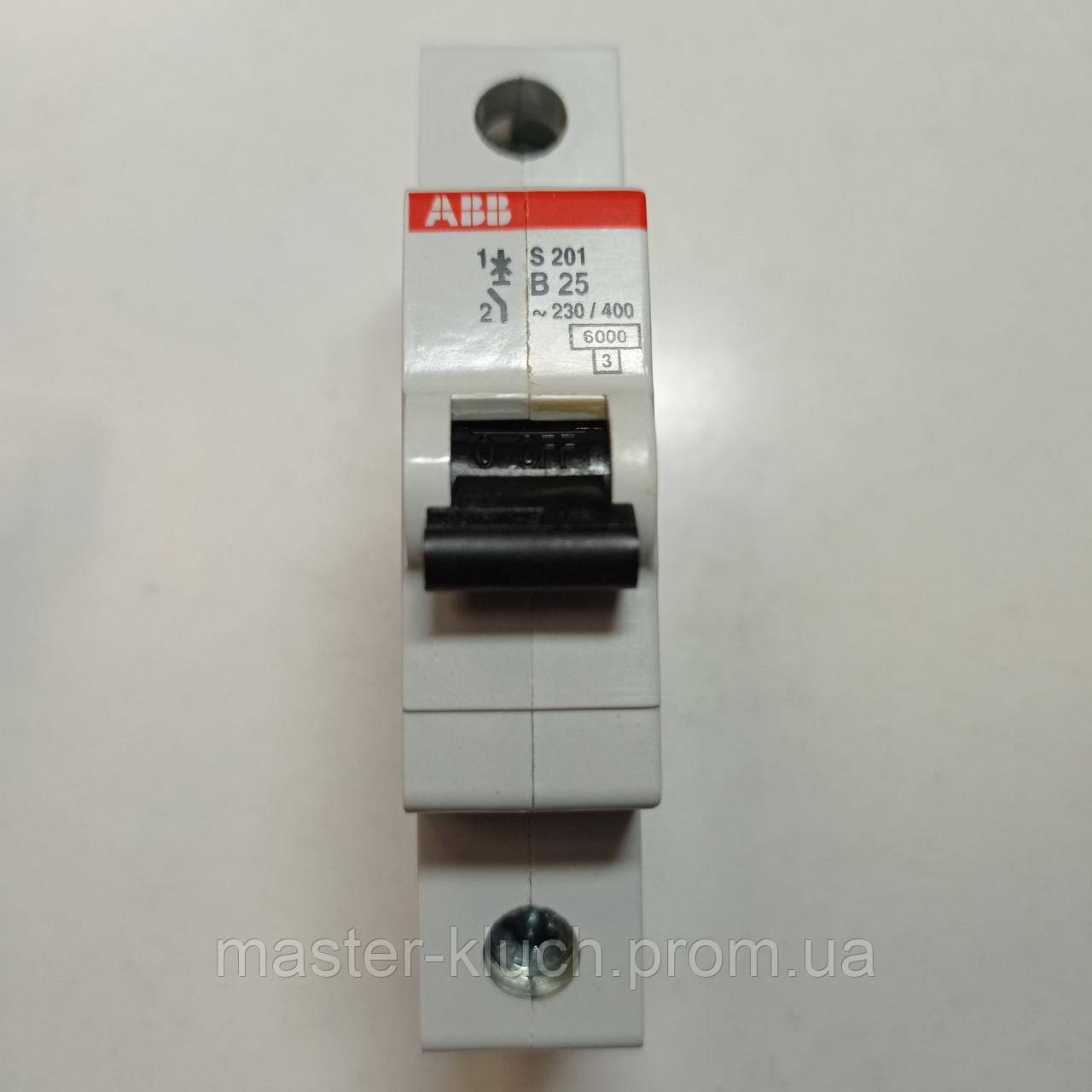 Автоматический выключатель ABB 25A S201 - фото 1 - id-p31524149