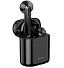 Безпровідні навушники з мікрофоном bluetooth навушники в кейсі BASEUS Encok True Wireless Earphones W09 Чорний, фото 4