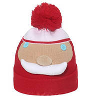 Шапка Дед Мороз/ шапка бини / головной убор / красная шапка/ шапка Новый год