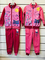 Спортивный утепленный костюм-двойка для девочек оптом, Disney, 98-128 рр., арт. PEP21-0989