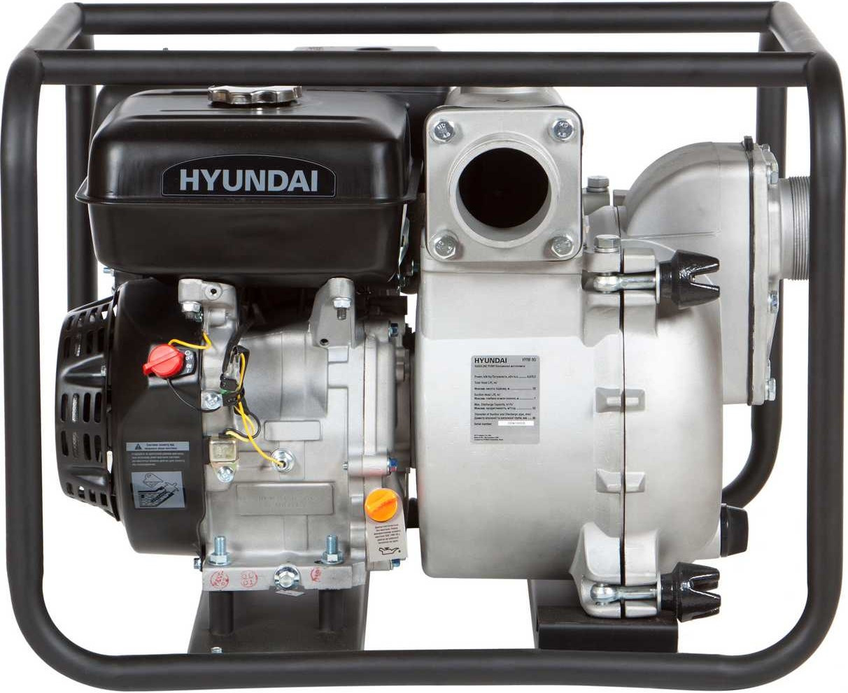 Помпа бензинова для сильно забрудненої води HYM 80 Hyundai - фото 3 - id-p830266067