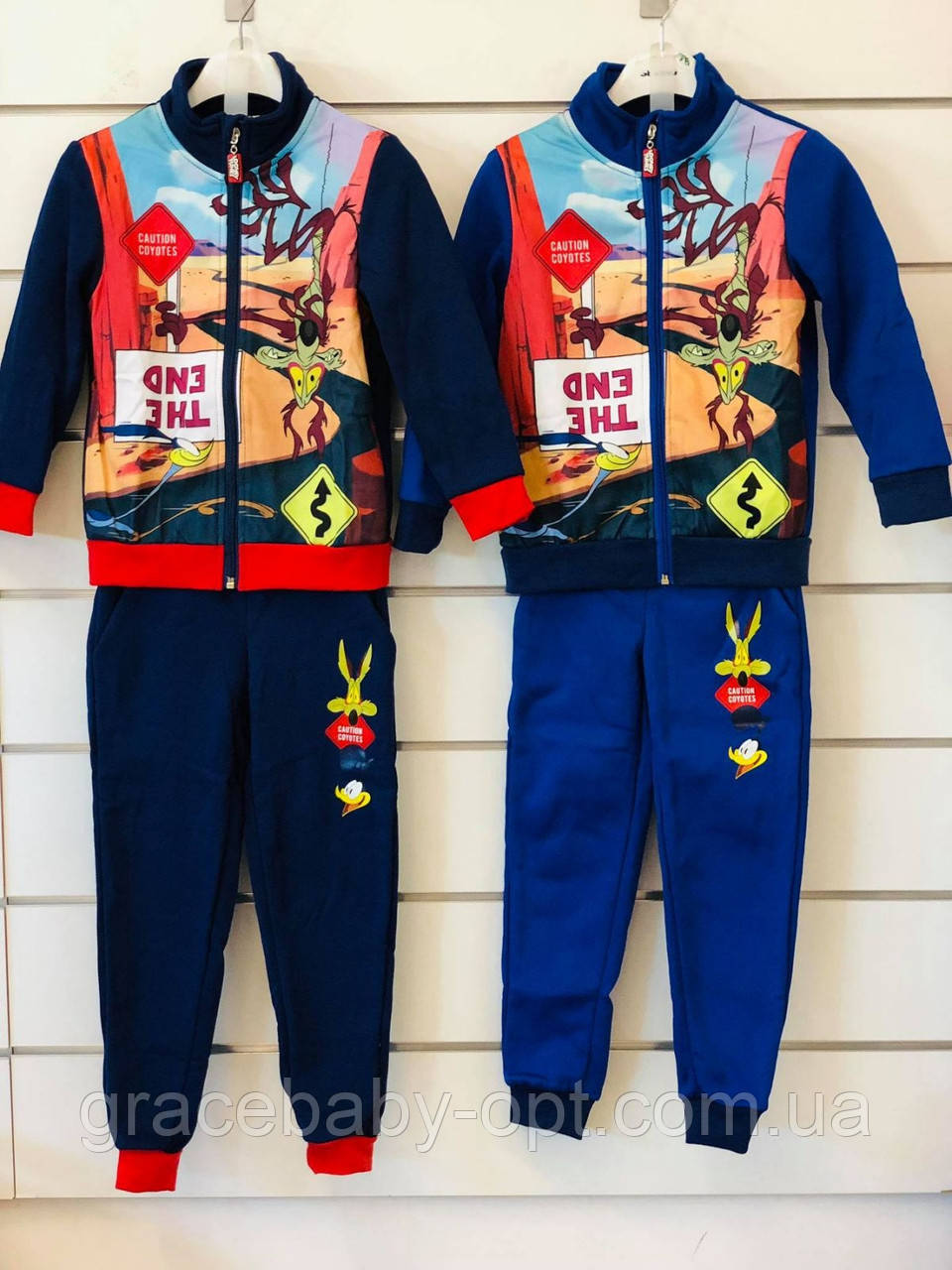 Спортивний утеплений костюм 2 в 1 для хлопчика оптом, Disney, 98-128 см, № LOO21-0986