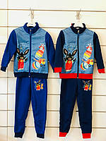 Спортивный утепленный костюм 2 в 1 для мальчика оптом, Disney, 98-128 см, № BIN-0981