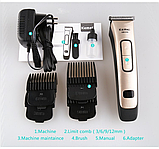 Машинка для стриження, тример для волосся Kemei KM-236, фото 5