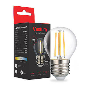 Світлодіодна філаментна лампа Vestum G45 Е27 4Вт 220V 4100К 1-VS-2205