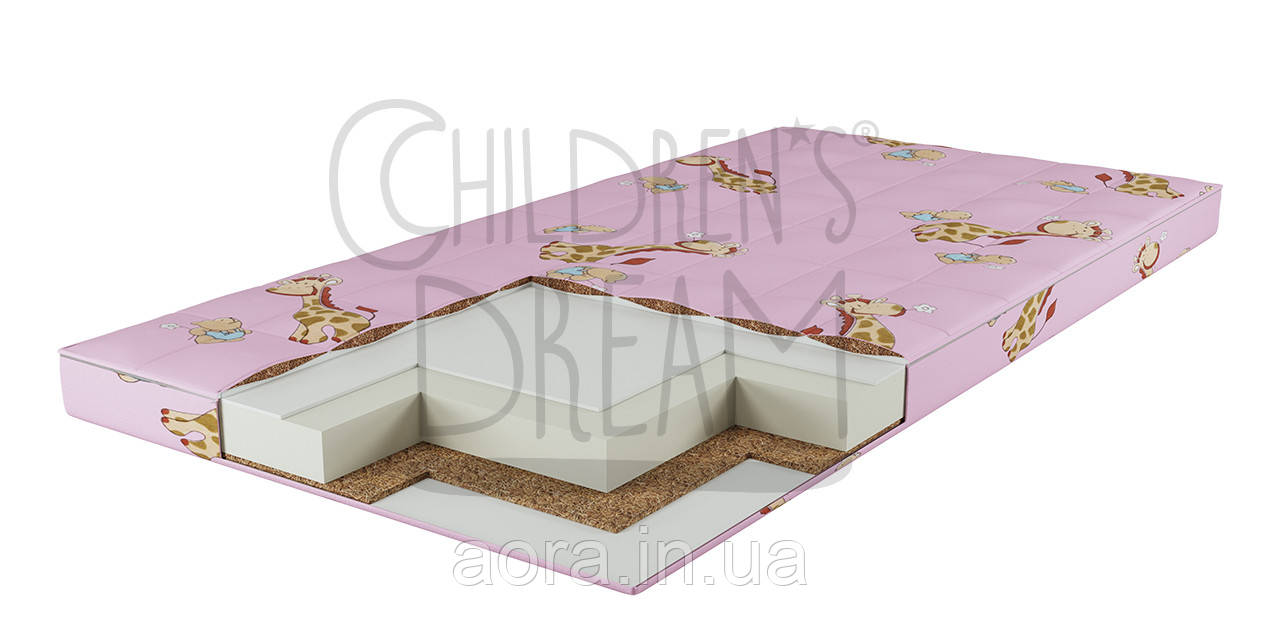 Матрац children's Dream Кпг 60х120 см Рожевий