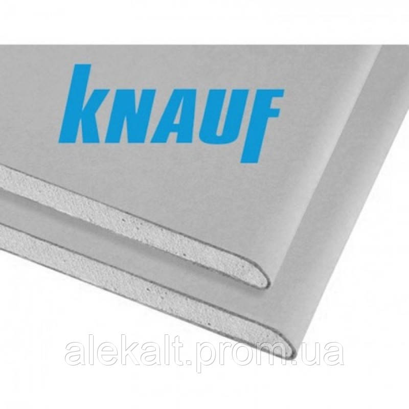 Гіпсокартон KNAUF, стельовий 1200*2500*9,5 мм, НСК