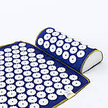 Масажний килимок Аплікатор Кузнєцова + міні килимок + валик масажер для спини/шиї/ніг OSPORT Set №3 (n-0023), фото 2