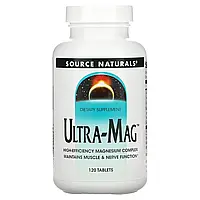 Source Naturals, Ultra-Mag, 120 таблеток,диет.доб.