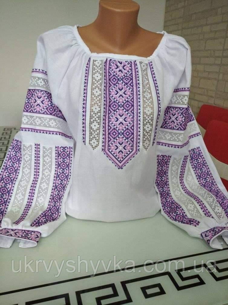Розкішна вишиванка "Бузкова"