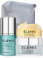 Набор косметики для омоложения кожи Elemis Pro-Collagen Anti-Aging Trio Starter Kit 20 г + 30 мл + 30 мл