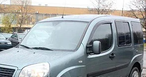Ветровики Fiat Doblo 2d (263) 2015 Cobra Tuning