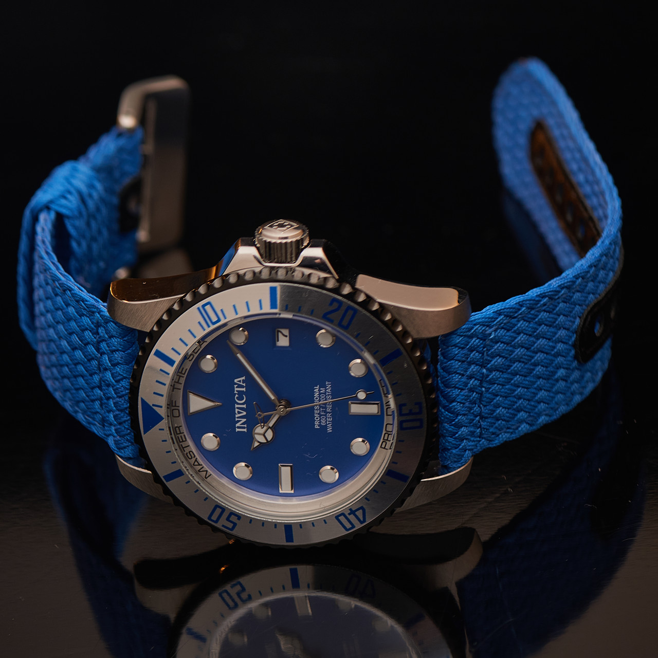 Чоловічий наручний годинник дизайн Ролекс Судмарінер Invicta